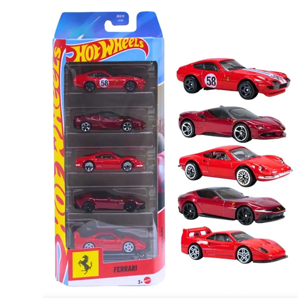 Hot Wheels 5 Pack Ferrari Rosso 2026
